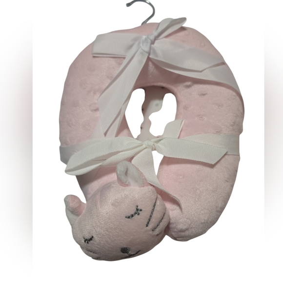New Baby Girls Blanket/neck Pillow/rattle Bunny - Picture 2 of 6